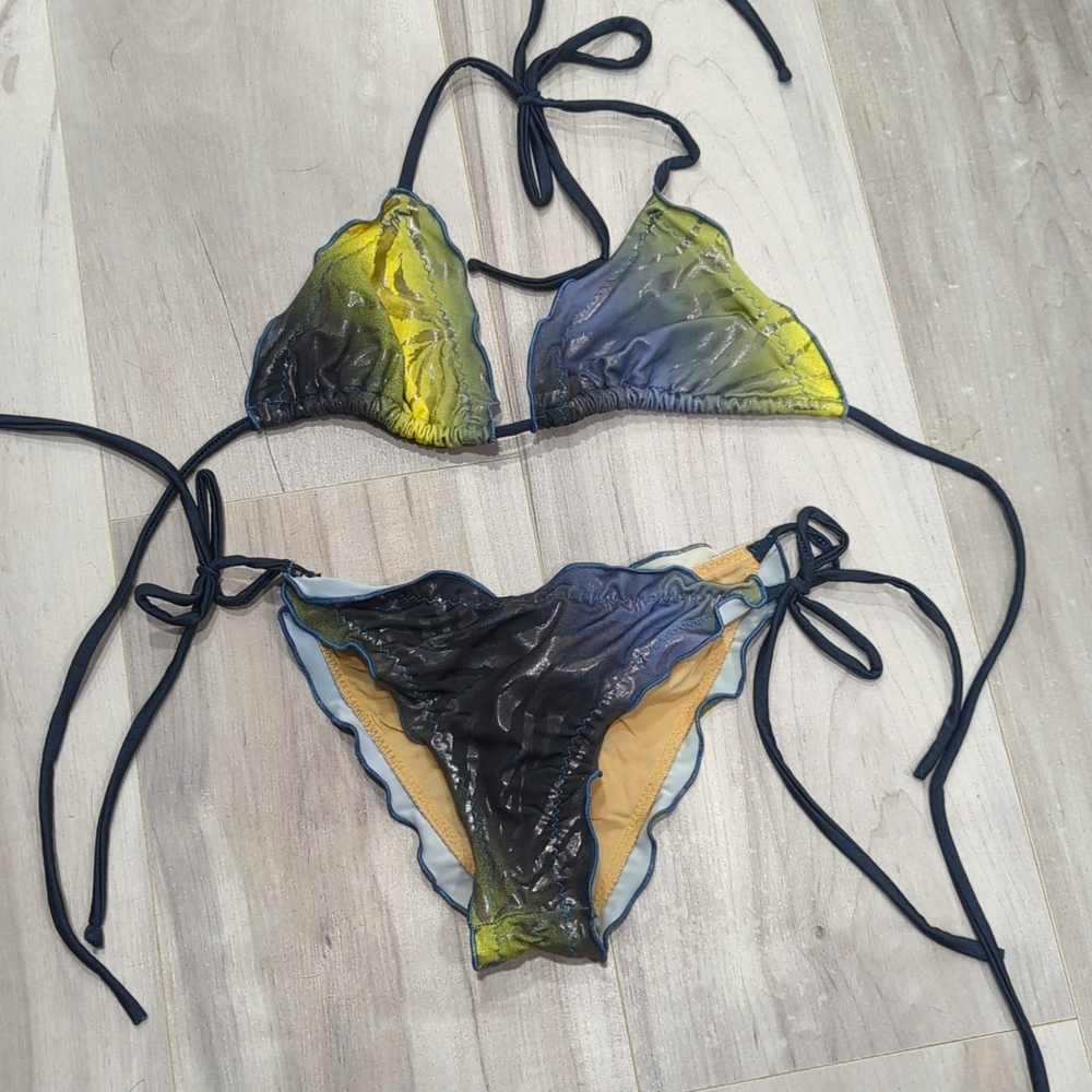Ritchie swimwear ruched butt string bikini